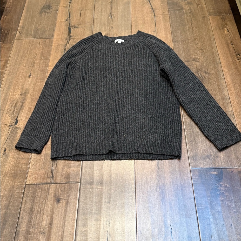 BP Black Ribbed Crew Neck Sweater